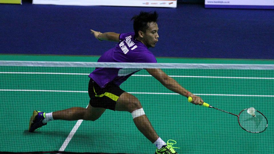 Murid legenda bulutangkis Indonesia, Candra Wijaya, yakni Krishna Adi Nugraha.